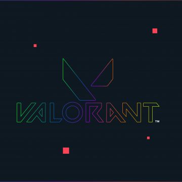 Valorant, Neon text, PC Games, 2022 Games, 5K, 8K, Neon typography, Dark background