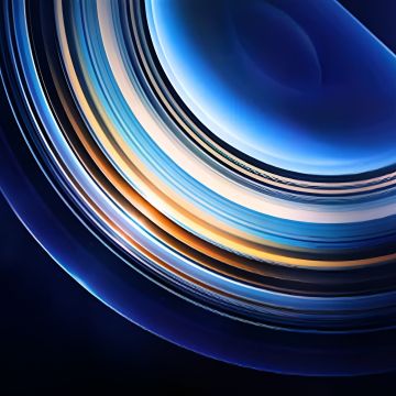 Rings, Blue background, Redmi K50 Pro, Stock