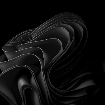 Windows 11, AMOLED, Dark Mode, Abstract background, Black background