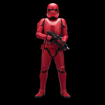 Sith Trooper, Star Wars: The Rise of Skywalker, Black background, 5K, 8K