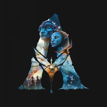 Avatar: The Way of Water, Dark background, Avatar 2, 2022 Movies, 5K, 8K
