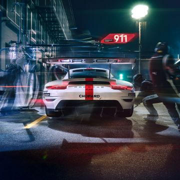 Porsche 911 RSR, Pit stop, Endurance racing