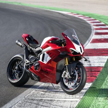 Ducati Panigale V4 R, Race track, Sports bikes, 5K, 8K, 2023