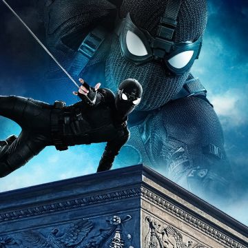 Spider-Man: Far From Home, Night Monkey, Black suit, Spiderman