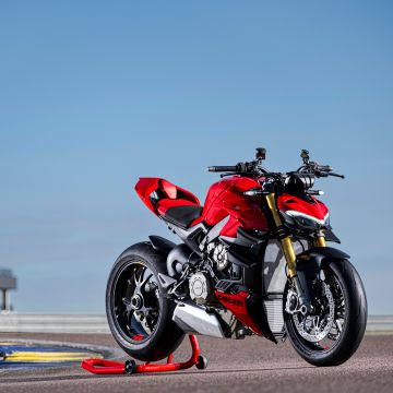 Ducati Streetfighter V4 S, Race track, Sports bikes, 5K, 2023