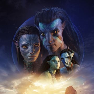 Avatar: The Way of Water, 8K, Avatar 2, 2022 Movies, Sam Worthington as Jake Sully, Zoe Saldana as Neytiri