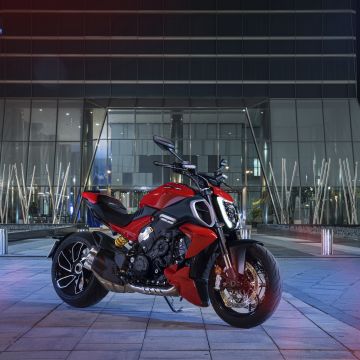 Ducati Diavel V4, Aesthetic, Sports bikes, Muscle cruiser, 5K, 2023, Sport cruiser