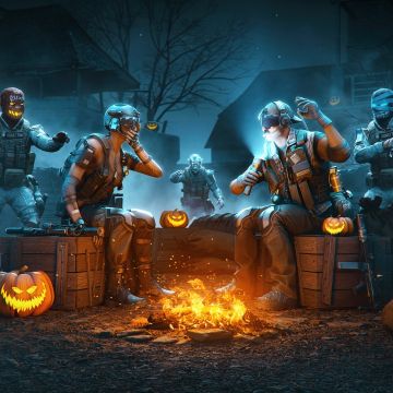 PlayerUnknown's Battlegrounds, Halloween party, PUBG, Campfire