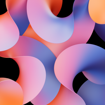 Colorful abstract, Gradient curves, Abstract curves, Colorful gradients