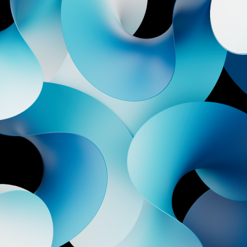 Cyan blue abstract, Abstract curves, Blue curves, Gradient curves