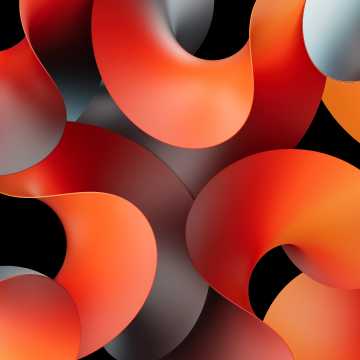 Orange abstract, Abstract curves, Orange curves, Gradient curves