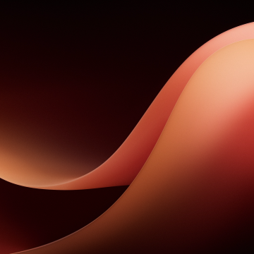 Microsoft Surface Duo 2, Orange background, Gradient background, Dark theme