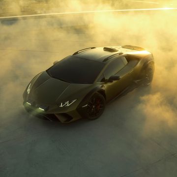 Lamborghini Huracan Sterrato, Off-road supercars, All-terrain super sports car, 5K, 8K, 2023, Four-wheel drive, Rugged, Tough