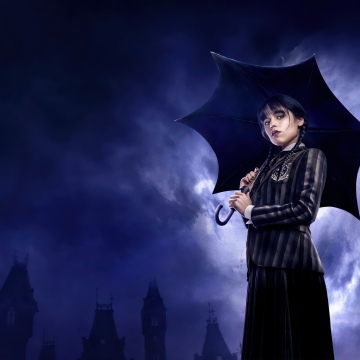 Jenna Ortega as Wednesday Addams, Netflix series, 2022 Series, Wednesday (Netflix)