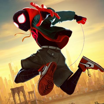 Miles Morales, Spider-Man: Into the Spider-Verse, Marvel Comics, 5K, Spiderman