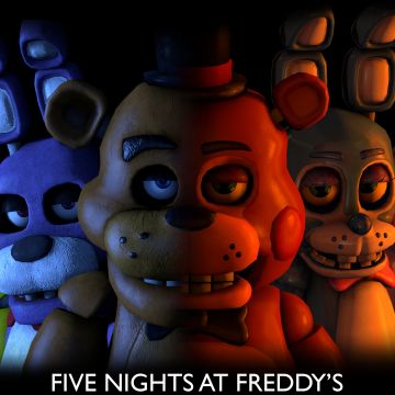 FNAF, Five Nights at Freddy's, Chica (FNAF), Bonnie (FNAF), Freddy (FANF), Animatronics, Toy Freddy, Toy Bonnie, Toy Chica