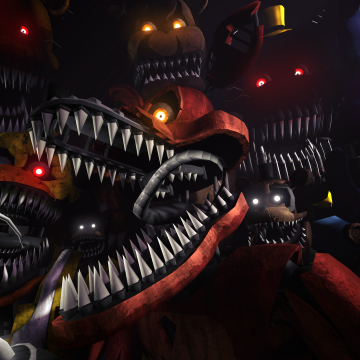 Five Nights at Freddy's, FNAF, Survival games, Animatronics, Chica (FNAF), Foxy (FNAF), Freddy (FANF)