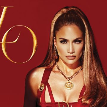 Jennifer Lopez, JLO, American singer, American actress, Red background