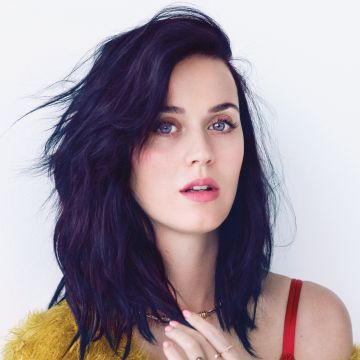 Katy Perry, Portrait, American singer, White background