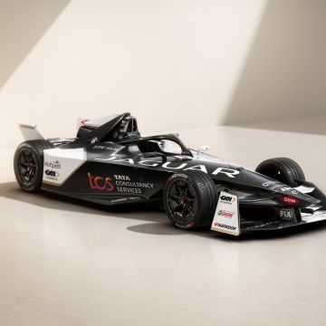 Jaguar I-Type 6, Formula E racing car, Electric Race Cars, 5K