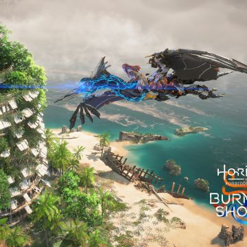 Burning Shores, Horizon Forbidden West, PlayStation 5, PlayStation 4