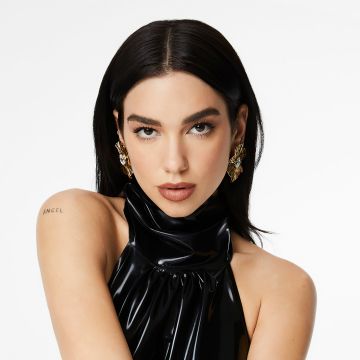 Dua Lipa, Disco Pop singer, White background