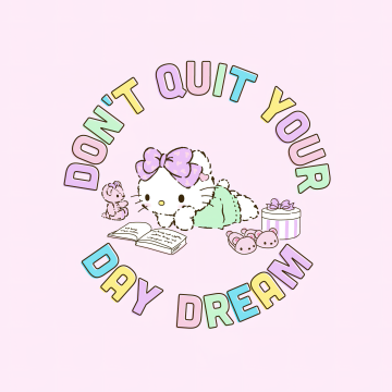 Don't Quit, Day dream, Light Backgrounds, Hello Kitty background