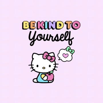 Be kind yourself, Hello Kitty background, Girly backgrounds, Sanrio