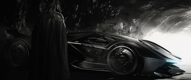 Batman, Batmobile, Batcave