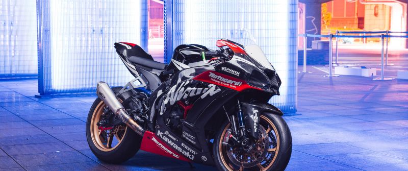 Kawasaki Ninja ZX-10R, Sports bikes, Neon light