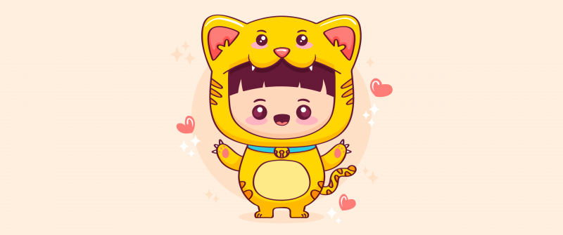 Kawaii costume, Cute kid, Kawaii cat, Kawaii cartoon, 5K