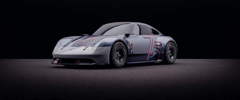 Porsche Vision 357, Concept cars, Dark background, 2023