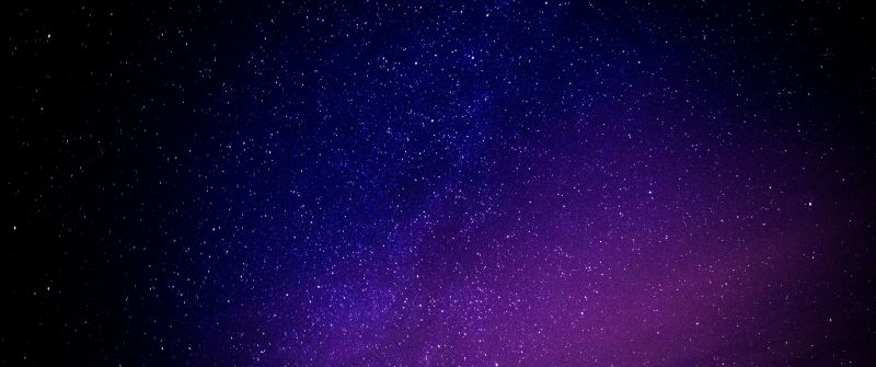 Starry sky, Purple sky, Astronomical, Stars, 5K