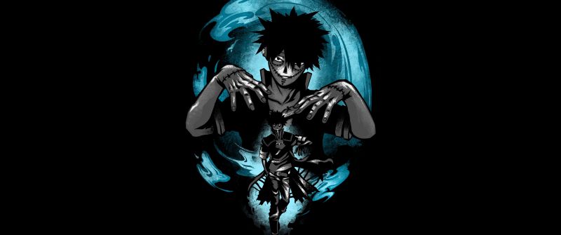 Dabi, 5K, Black background, My Hero Academia