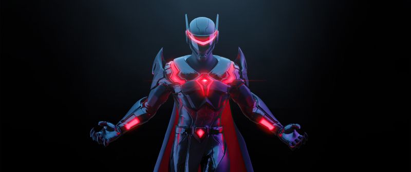 Fortnite, Nemesis, Dark background, 5K