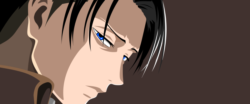 Levi Ackerman, Captain Levi, Attack on Titan, Shingeki no Kyojin, 5K, Minimalist, 8K, AOT