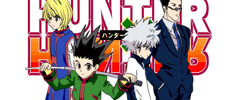 Hunter x Hunter, Kurapika, Gon Freecss, Killua Zoldyck, Leorio