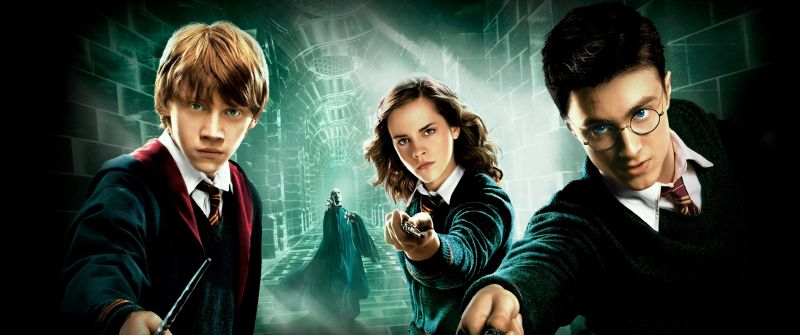 Harry Potter and the Order of the Phoenix, Daniel Radcliffe as Harry Potter, Emma Watson as Hermione Granger, Ron Weasley