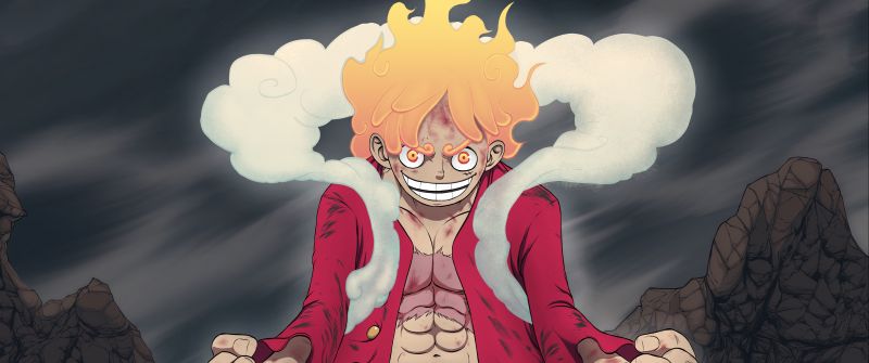 Luffy, 5K, Gear 5, One Piece