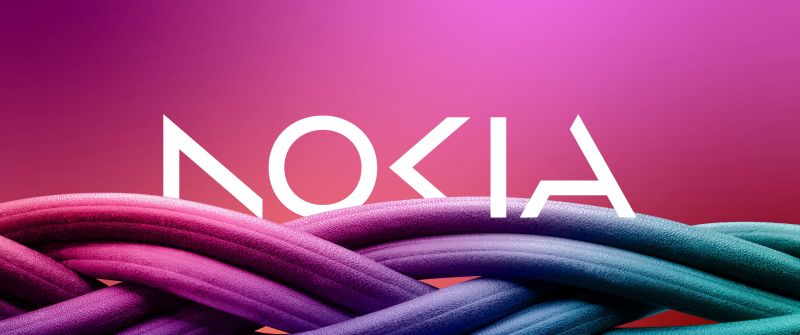 Nokia, Logo, Pink background