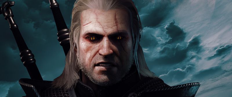 The Witcher 3, Geralt of Rivia, 5K, 8K