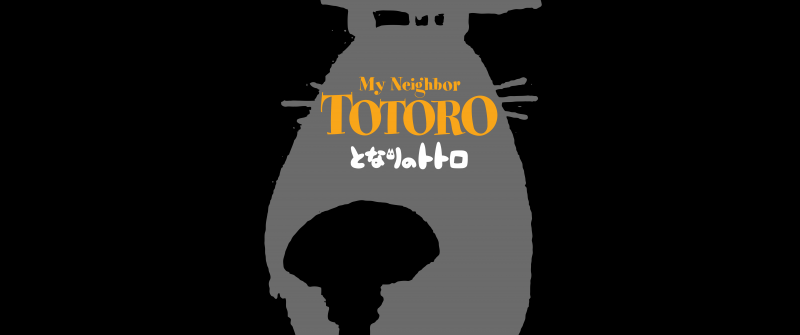 My Neighbor Totoro, Black background, 5K, 8K, Studio Ghibli