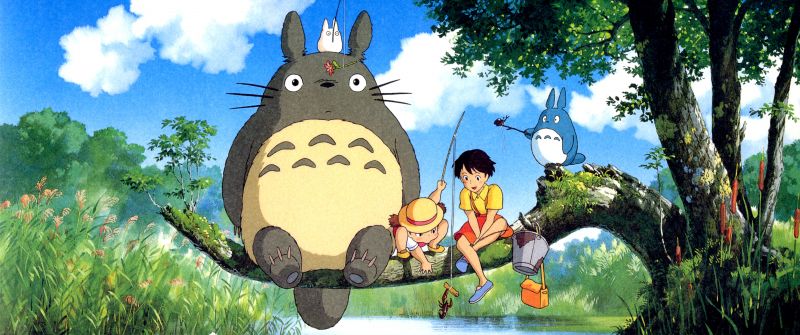 My Neighbor Totoro, Satsuki, Mei, Tonari no Totoro, Animation movies, Totoro, 5K, Studio Ghibli