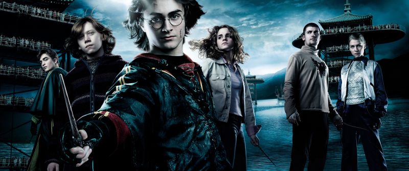 Harry Potter and the Goblet of Fire, Daniel Radcliffe as Harry Potter, Emma Watson as Hermione Granger, Ron Weasley, 5K, 8K