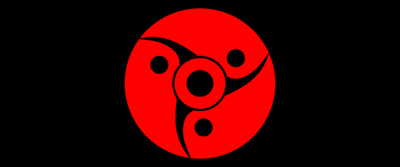 Mangekyo Sharingan, Fugaku Uchiha, Naruto, Black background