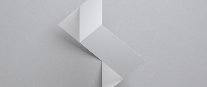 Microsoft Design, Origami, White background, 3D background