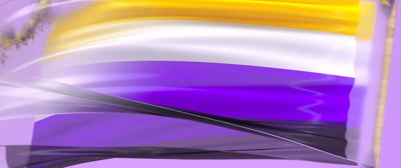 LGBTQ, Flag, Microsoft Pride, Purple background, Purple aesthetic
