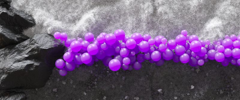 Purple balloons, LGBTQ, Microsoft Pride