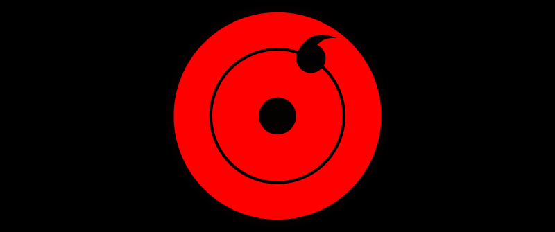 Sharingan, Naruto, Black background, 5K, 8K