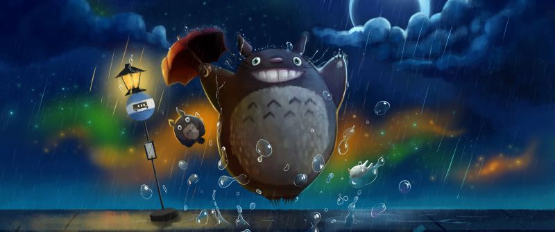 My Neighbor Totoro, Tonari no Totoro, Animation movies, 5K, Studio Ghibli